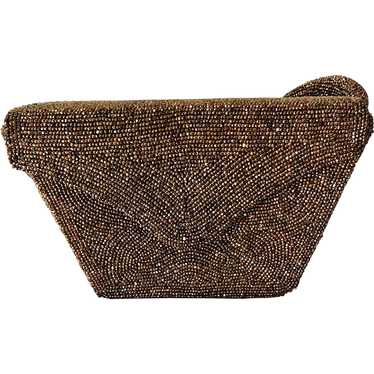Vintage Bags by Josef White Hand Beaded Purse
