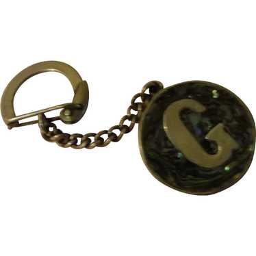 G is for ... Abalone Keychain - Free shipping - image 1