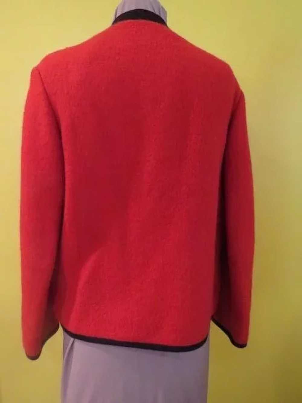 Austrian Red with Black trim Jacket - image 5