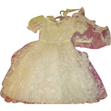 Sweetheart Neckline 1st Communion Dress and Veil - image 1