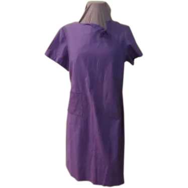 A Notch Above Purple Short Sleeve Dress - image 1