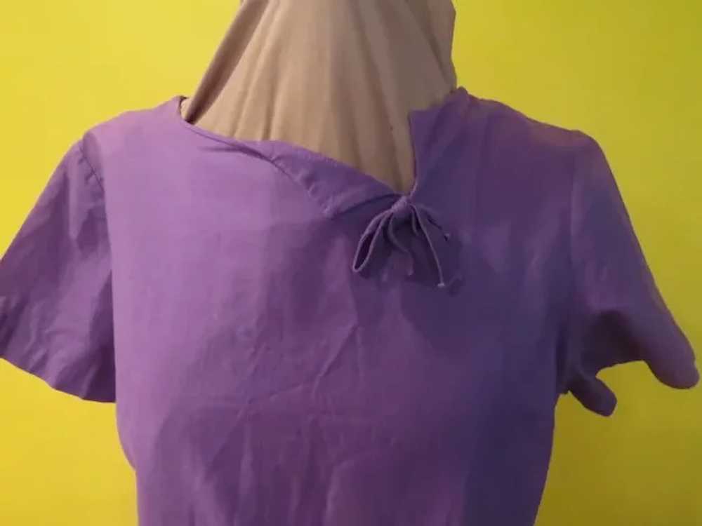 A Notch Above Purple Short Sleeve Dress - image 2