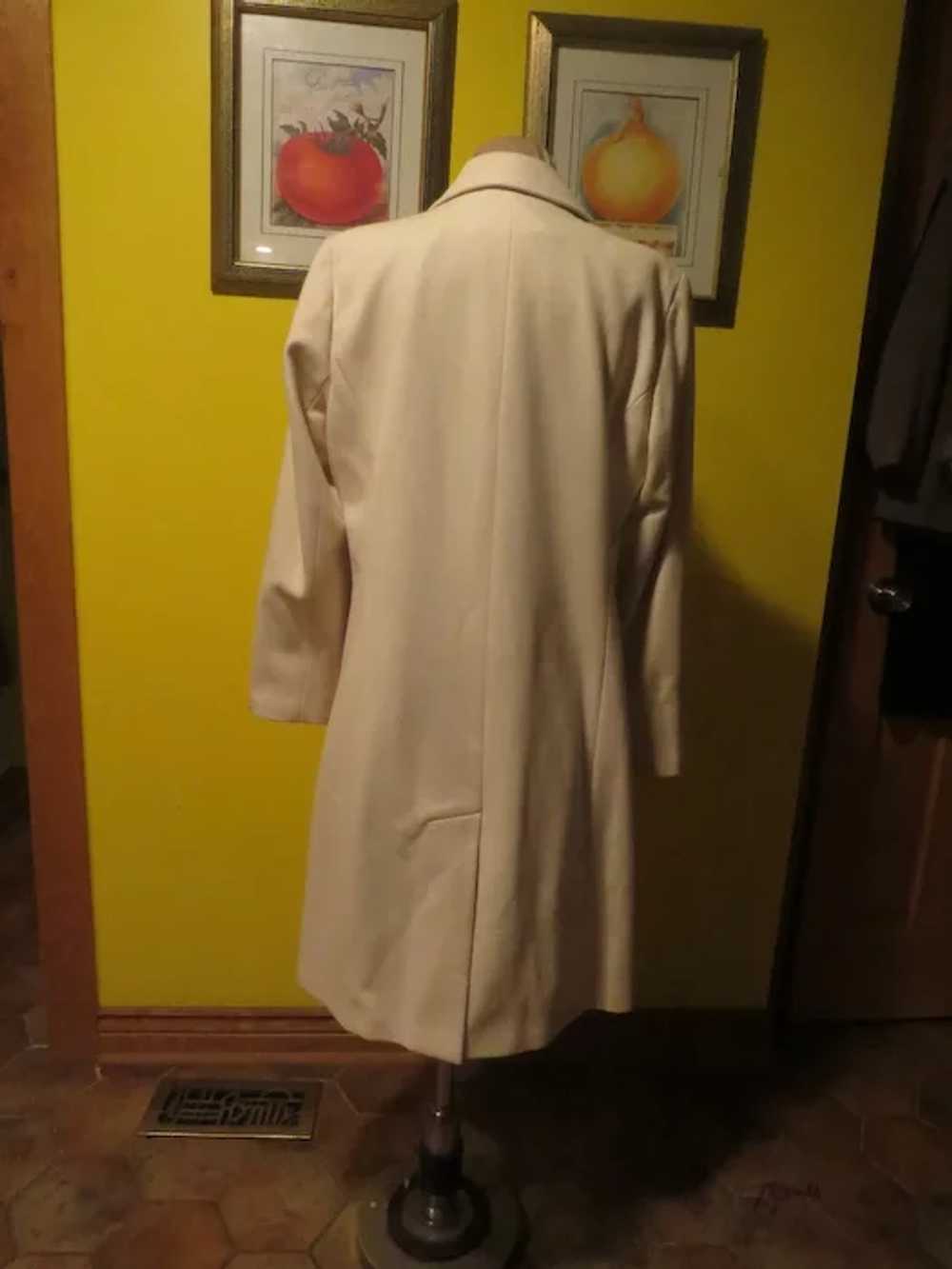 Boldly Buttoned Winter White Coat - image 5