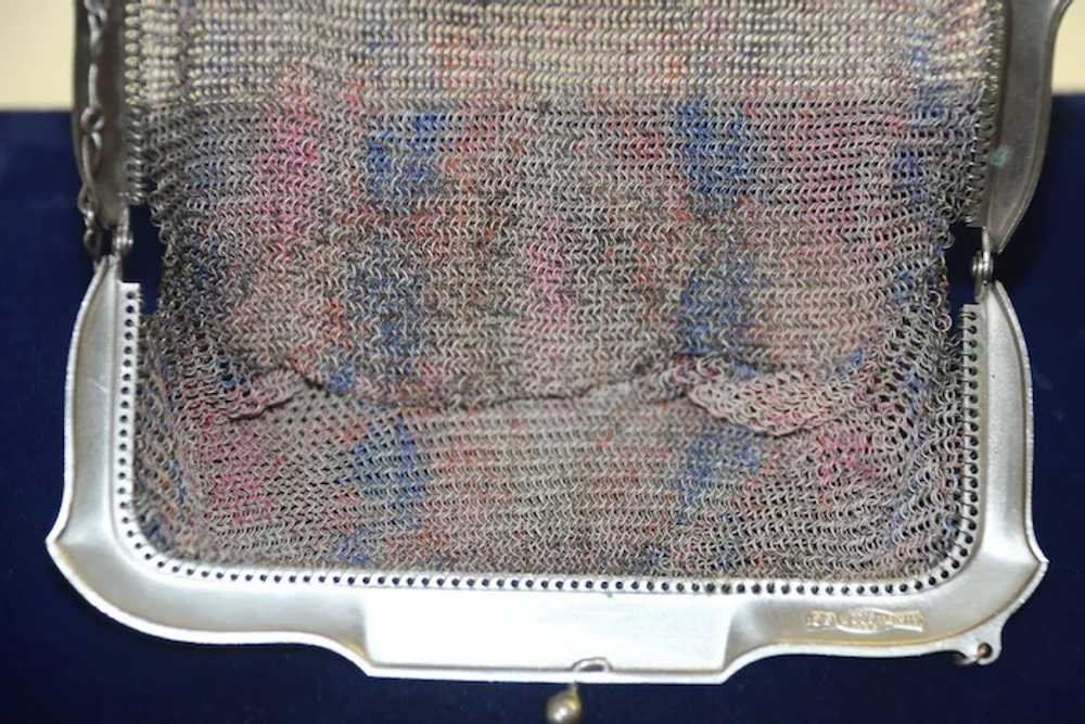 Vintage 1920s Whiting and Davis Dresden Mesh Purse - image 5