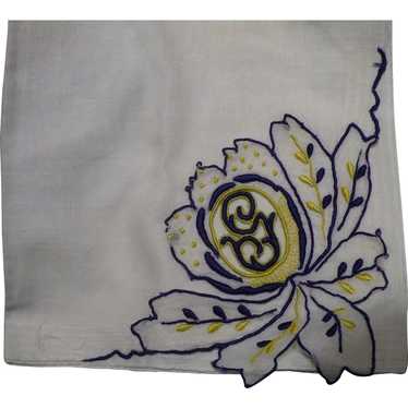 Initial G Handkerchief - image 1