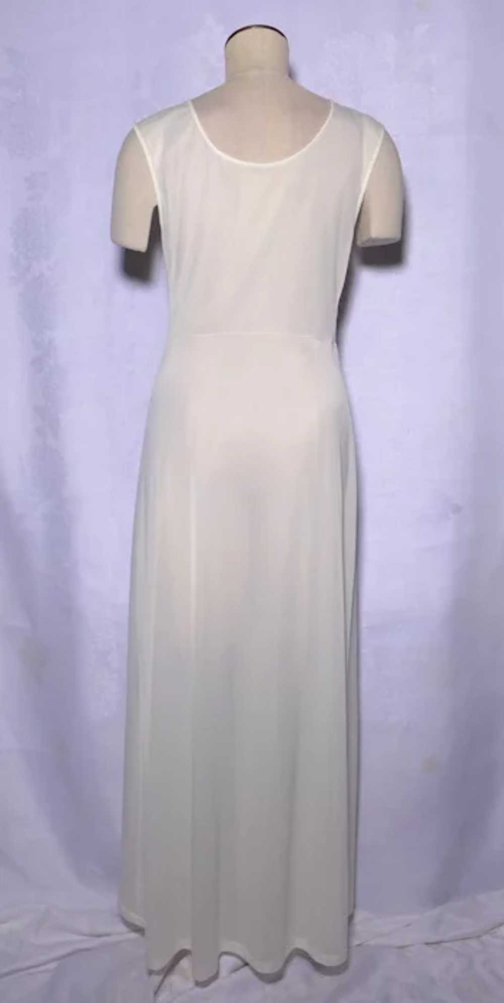 Vintage 1950s Radcliffe Nightgown Full Length Whi… - image 3