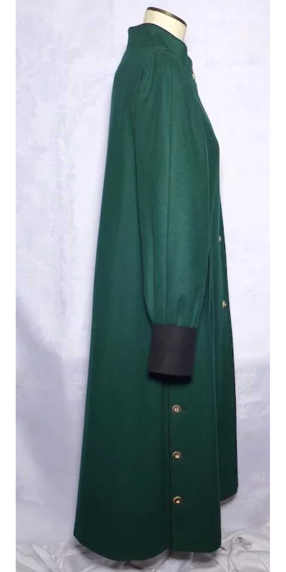 Vintage 1980s Bavaria Loden Long Coat Original Ba… - image 2