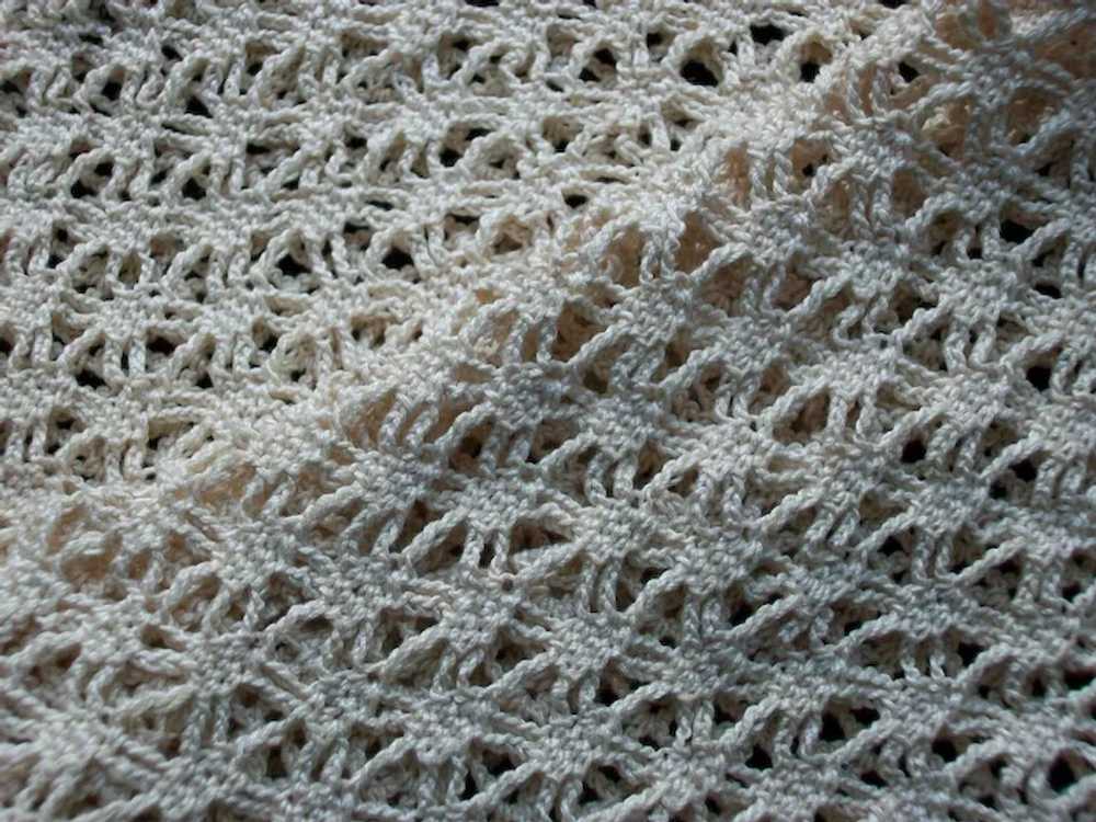 Vintage Women's Crocheted Dress Gloves - 100% Cot… - image 6