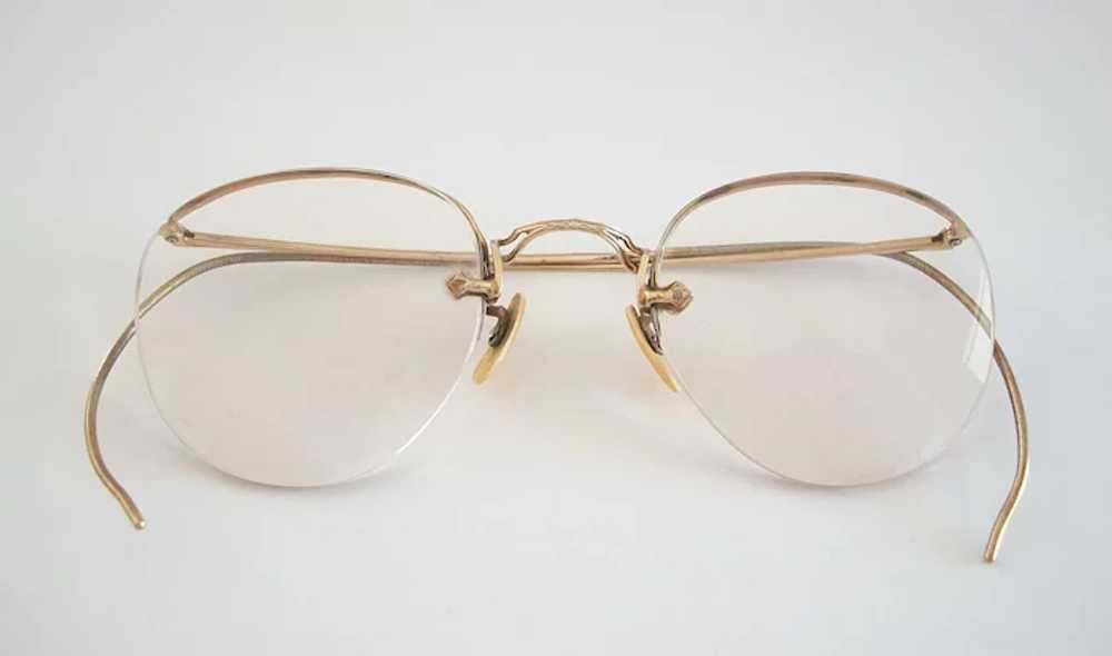BDG - Vintage 10K Gold Frameless Child's Eyeglass… - image 11