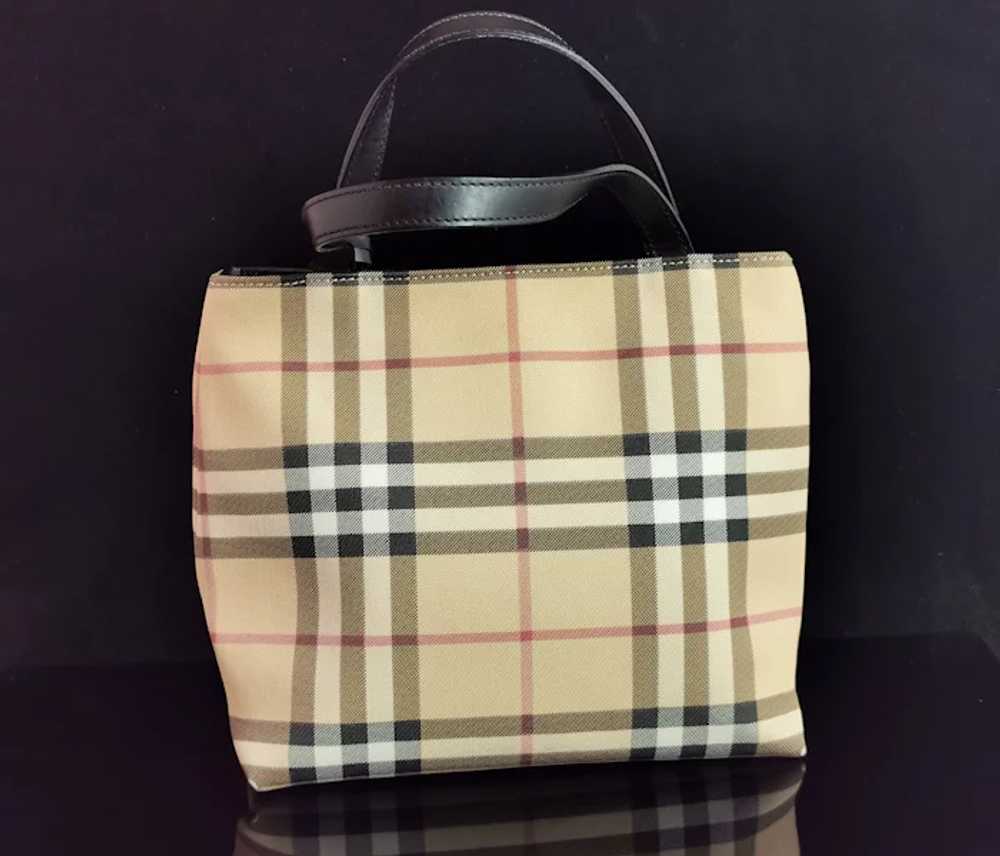 Vintage Burberry mini tote bag, handbag - image 6