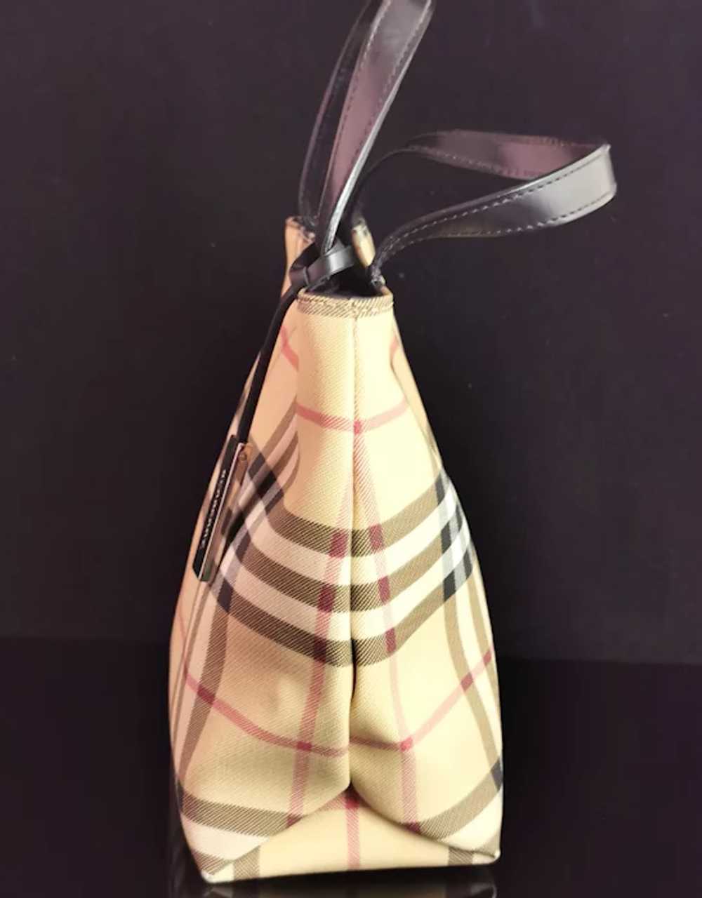 Vintage Burberry mini tote bag, handbag - image 7