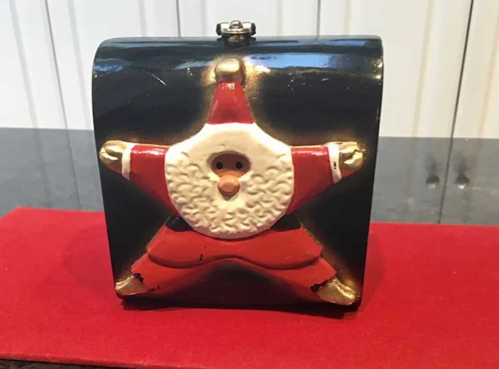 Vintage Timmy Woods Santa Claus Handbag - image 2