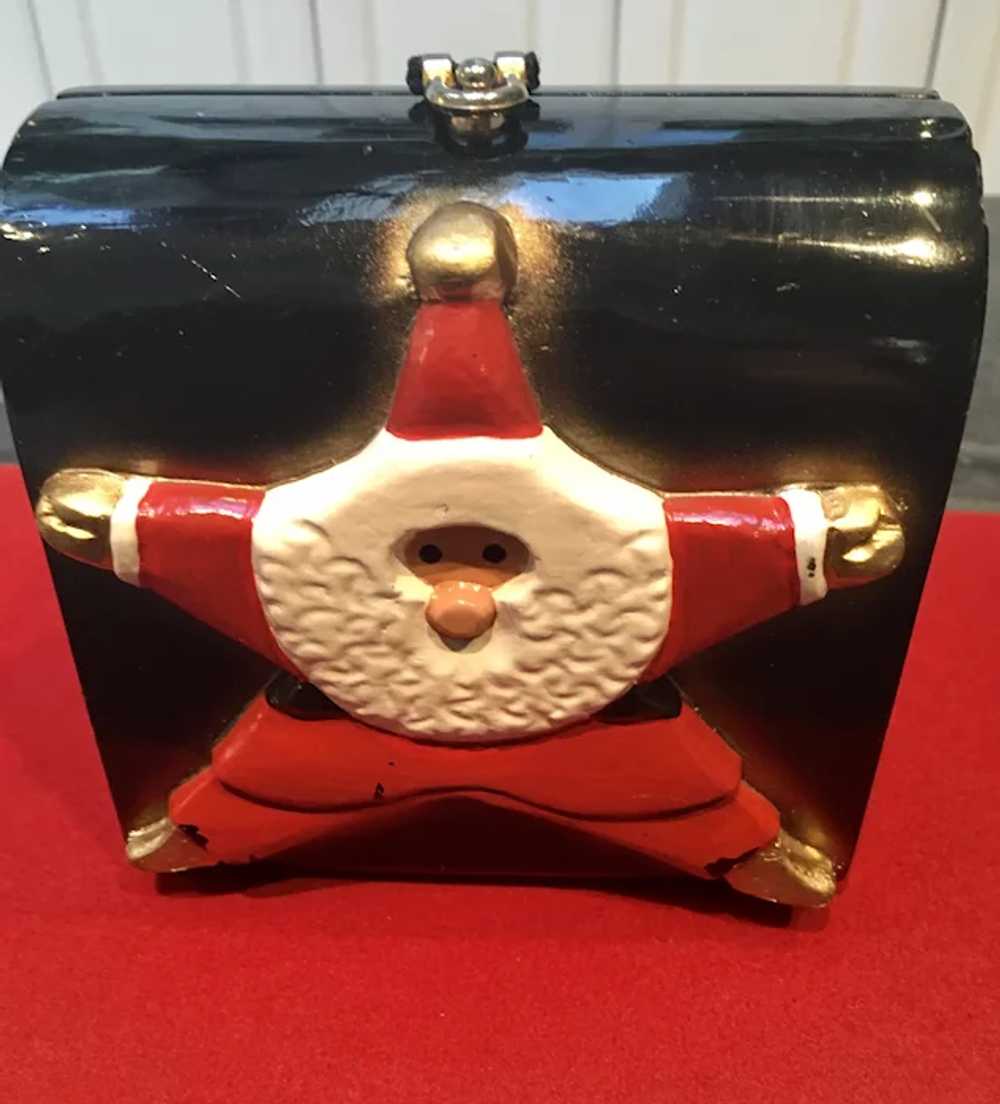 Vintage Timmy Woods Santa Claus Handbag - image 3