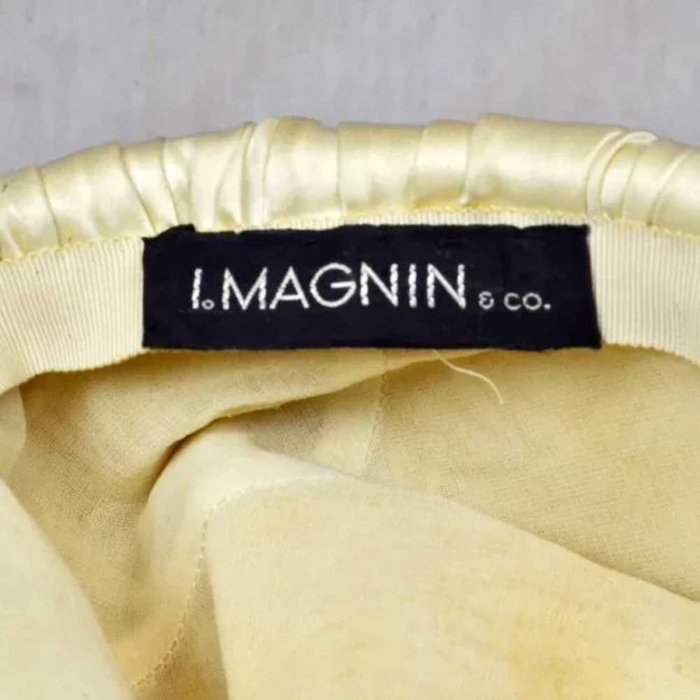 Creamy Satin I. Magnin Vintage Hat - image 3