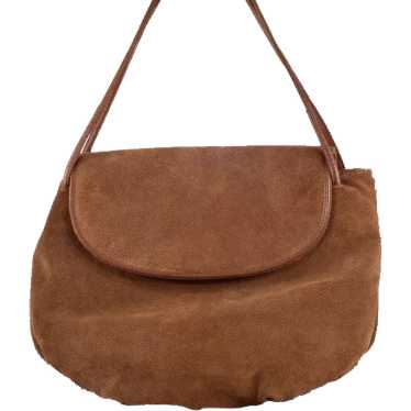 Timeless Vintage Bottega Veneta Suede Handbag - image 1
