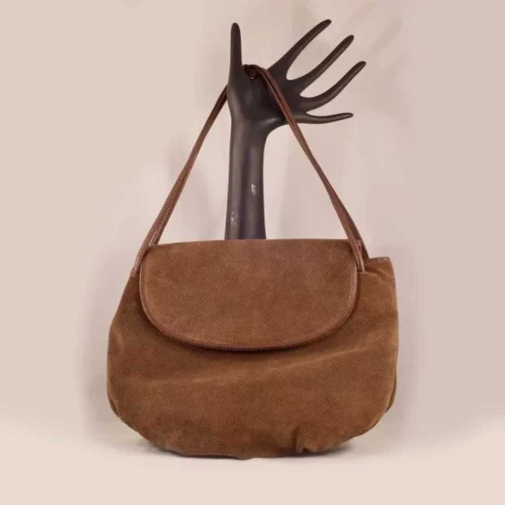 Timeless Vintage Bottega Veneta Suede Handbag - image 3