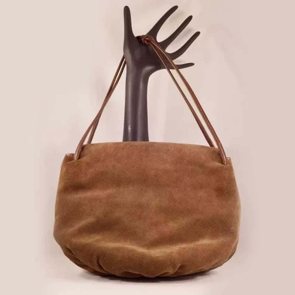 Timeless Vintage Bottega Veneta Suede Handbag - image 4
