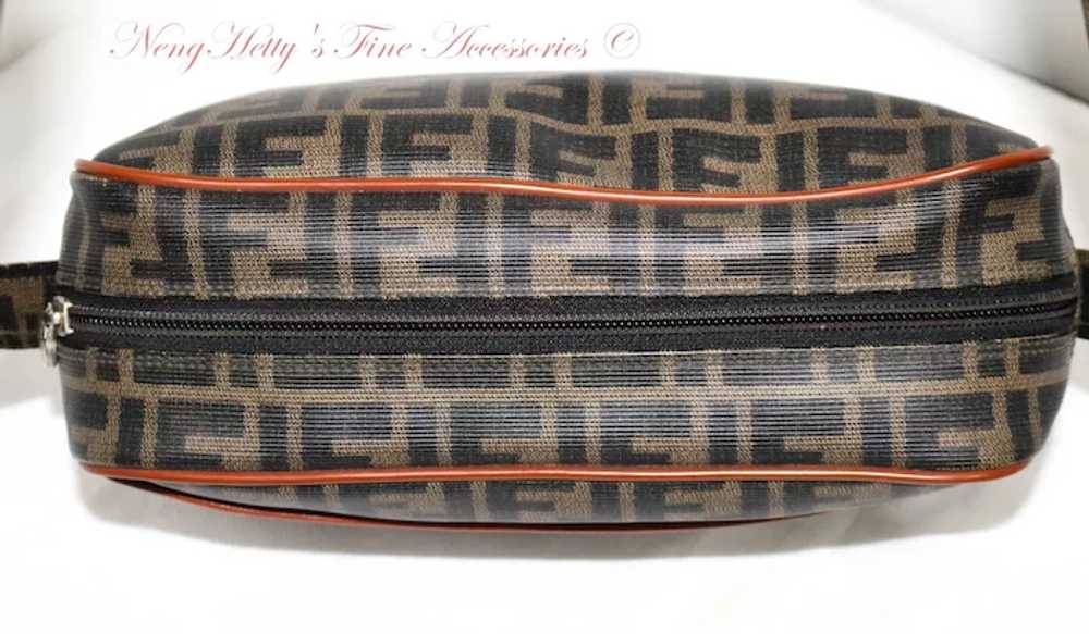 Vintage Fendi Roma Zucca Shoulder Bag from Italy - image 4