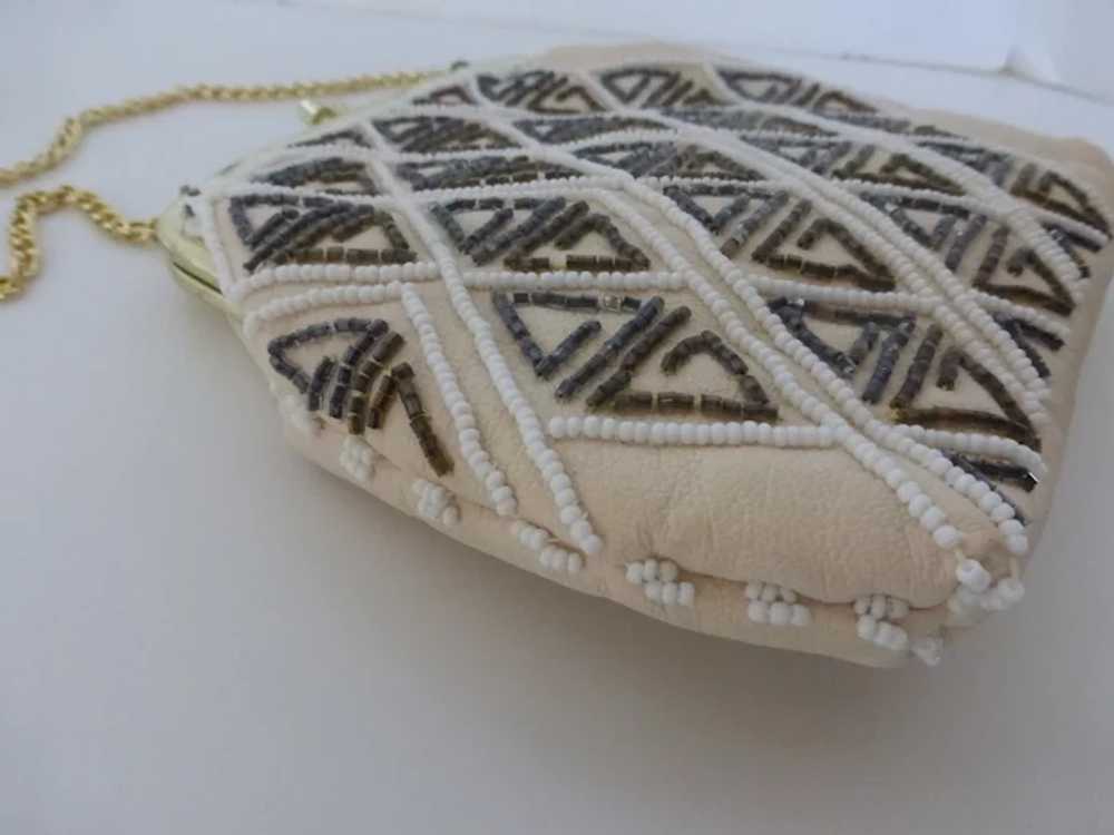 Vintage Rare Walborg Beaded Leather Evening Bag C… - image 6