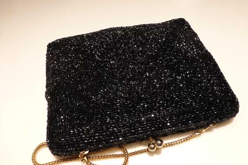 Vintage Multi-Color Beaded Purse  Handbag Clutch - image 3