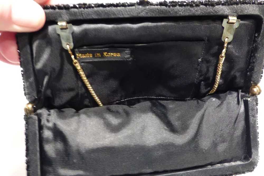 Vintage Multi-Color Beaded Purse  Handbag Clutch - image 6