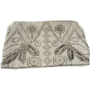 1920s FABULOUS Art Deco French Beaded Purse Eveni… - image 1
