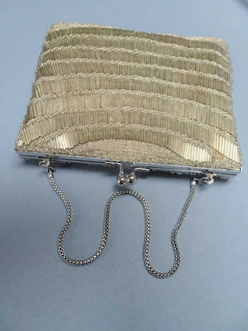 GORGEOUS Vintage 50s Evening Bag Purse, Stunning … - image 2