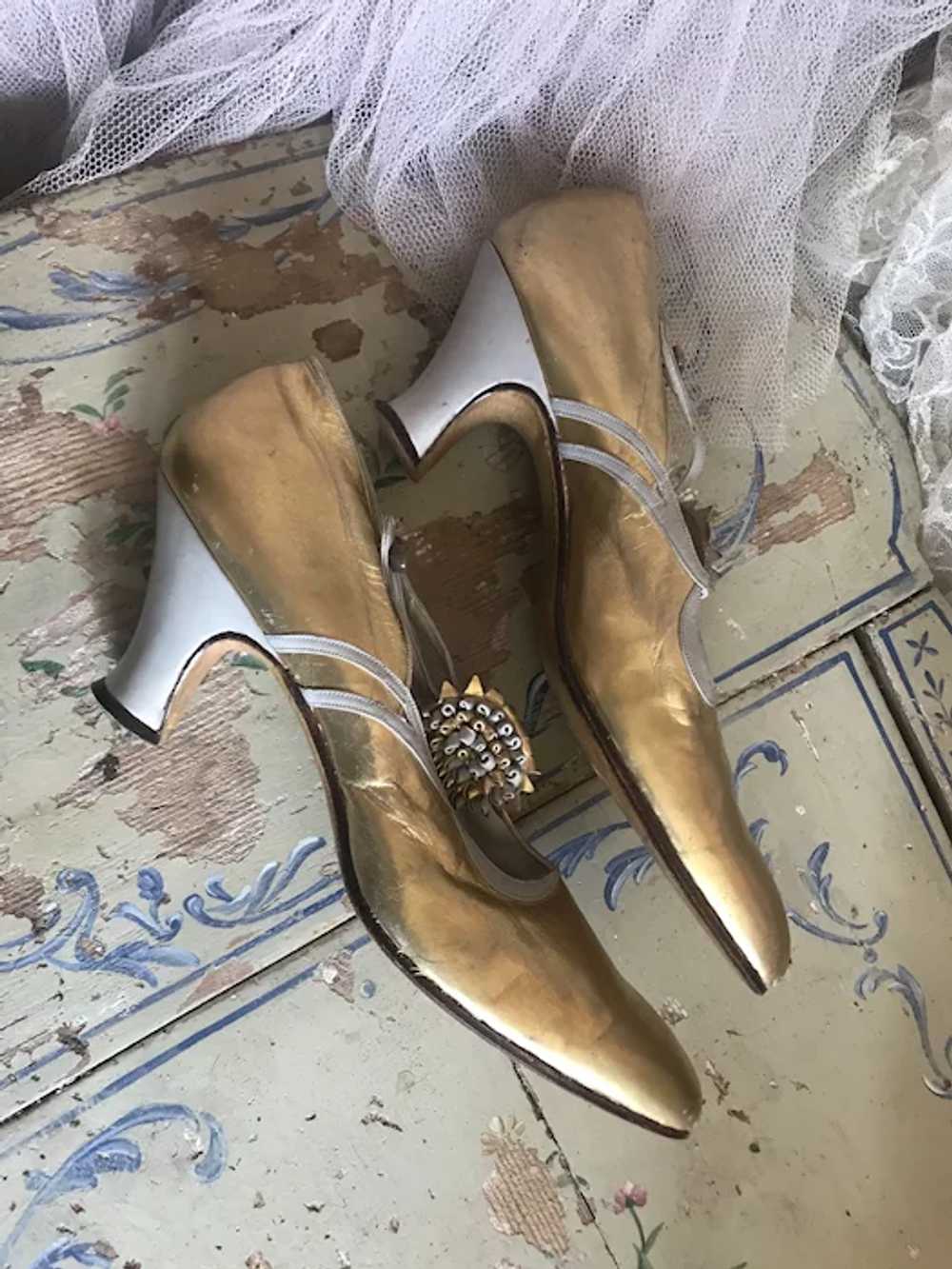 Bella Bordello Antique French Shoes Paris c.1920 … - image 8