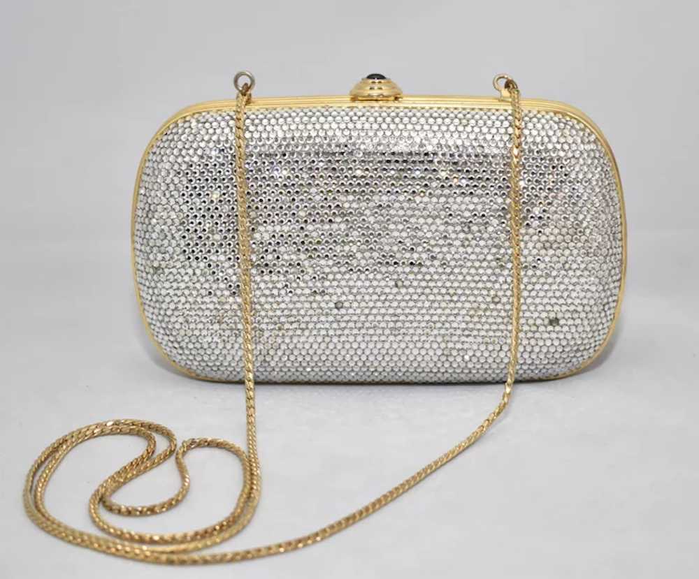 Judith Leiber Rare Early Silver Jeweled Clutch.  Luxury