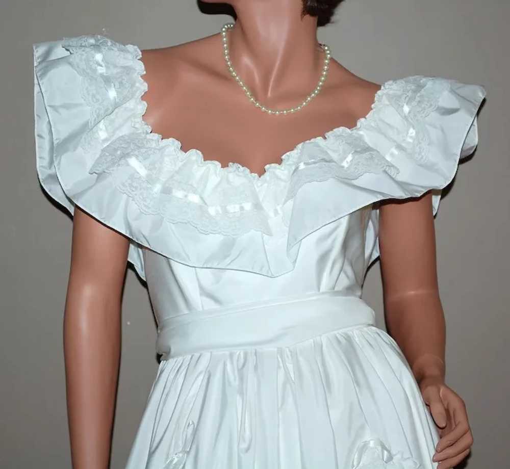 Circa 1970s Alfred Angelo ~ ILGWU '50s Style Brid… - image 4