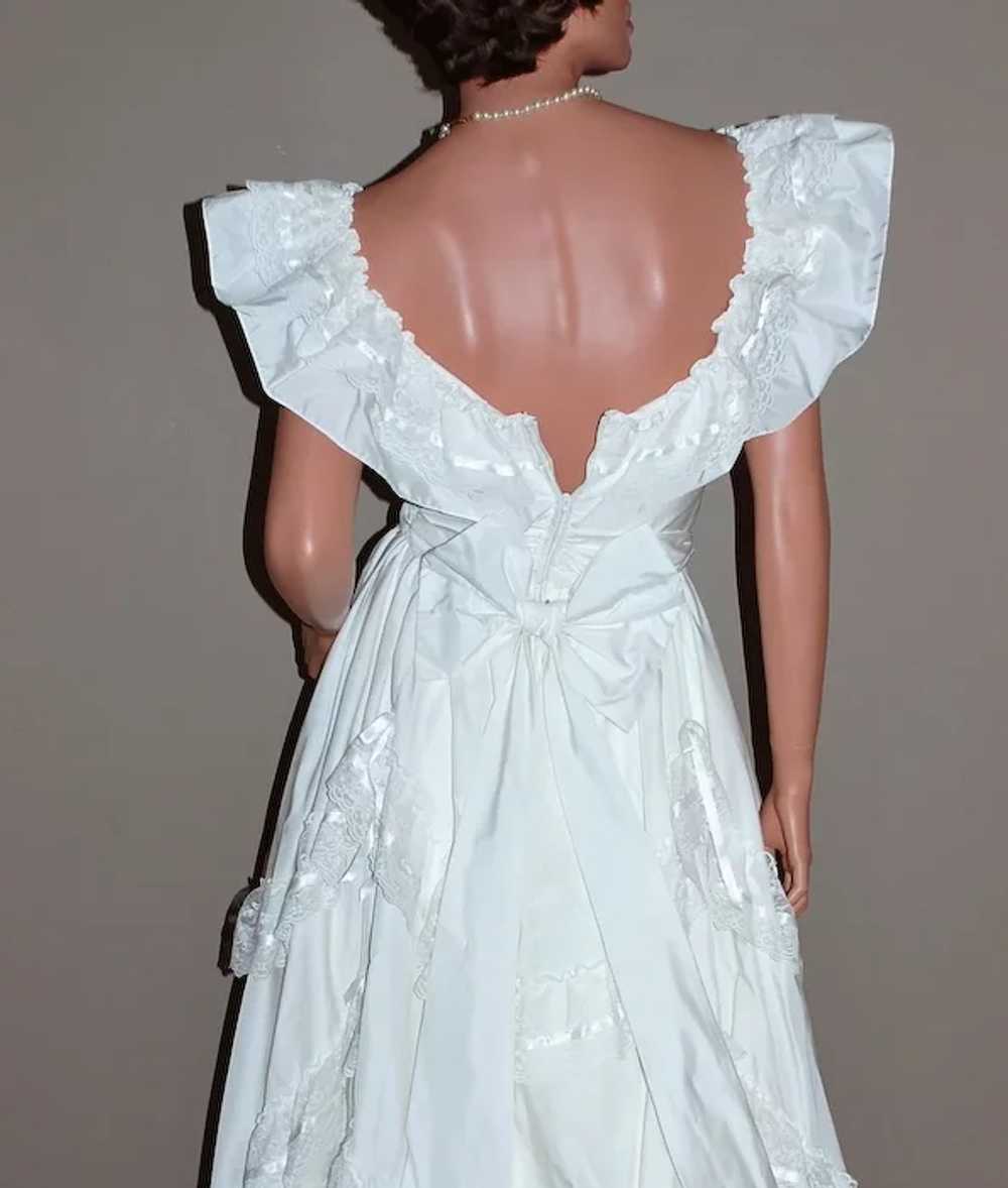 Circa 1970s Alfred Angelo ~ ILGWU '50s Style Brid… - image 6