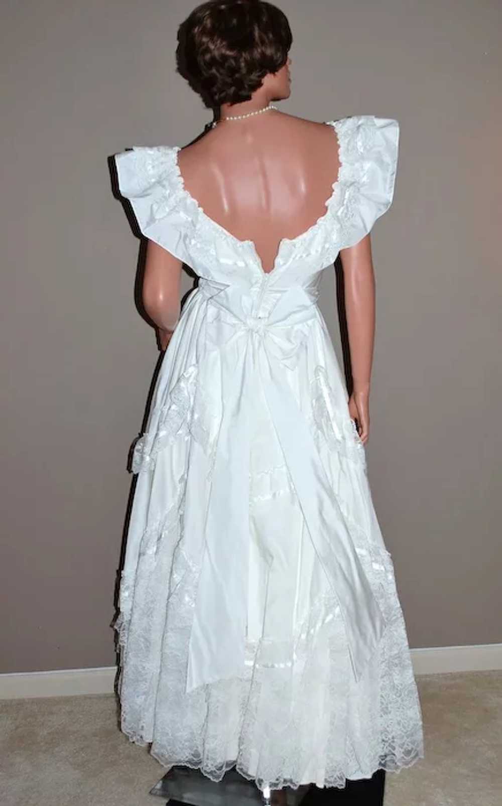 Circa 1970s Alfred Angelo ~ ILGWU '50s Style Brid… - image 7