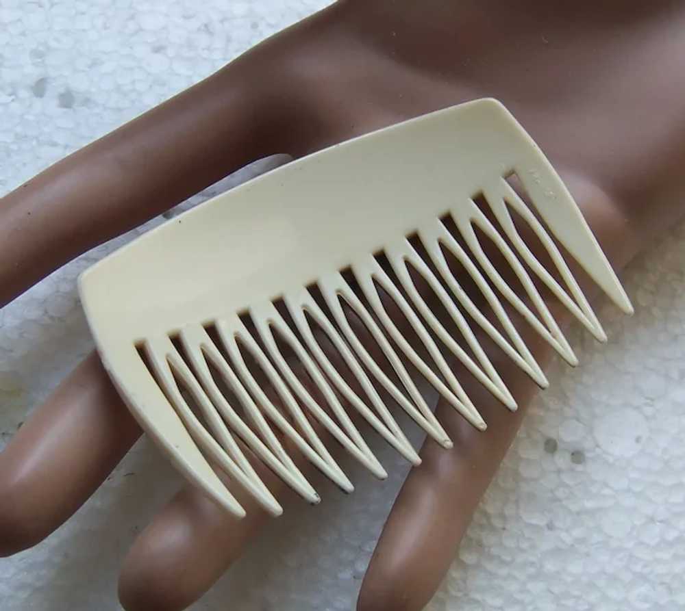 Five animal print hair combs 1980s vintage hair a… - image 12