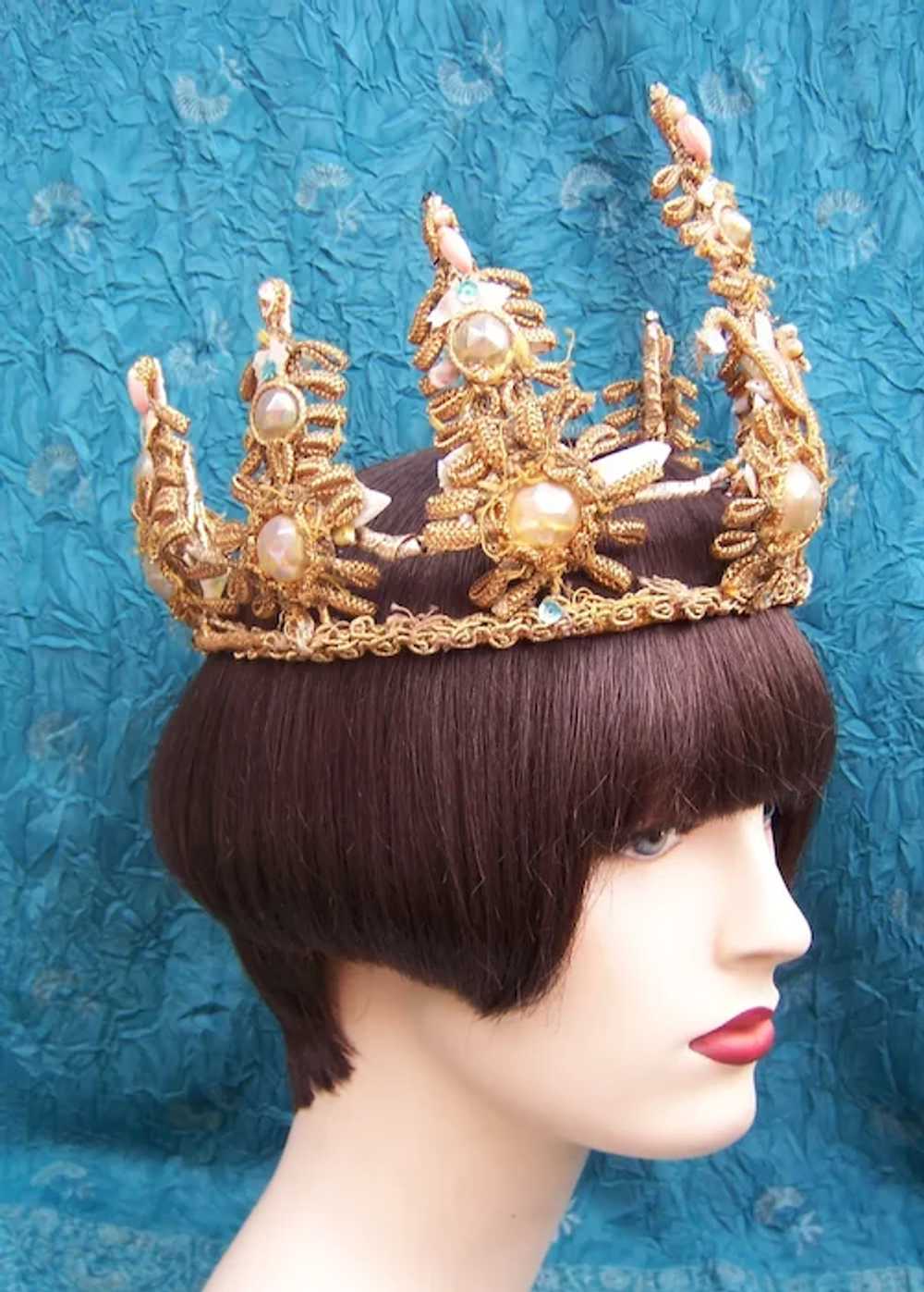 Theatrical headdress kings or queens crown for Sw… - image 4