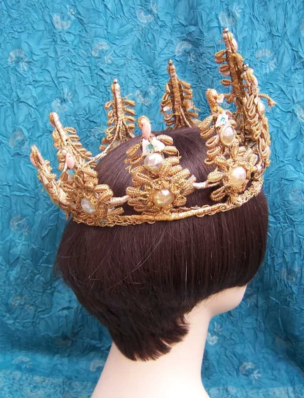 Theatrical headdress kings or queens crown for Sw… - image 5