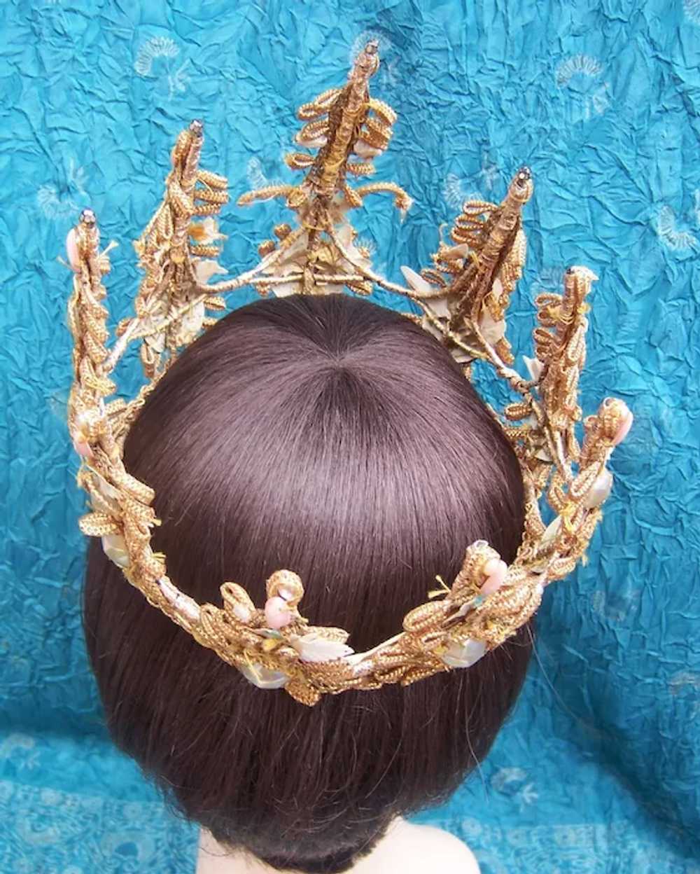 Theatrical headdress kings or queens crown for Sw… - image 6