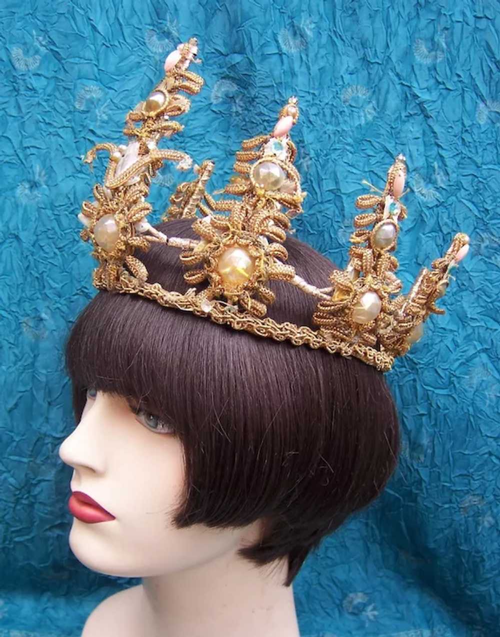 Theatrical headdress kings or queens crown for Sw… - image 8