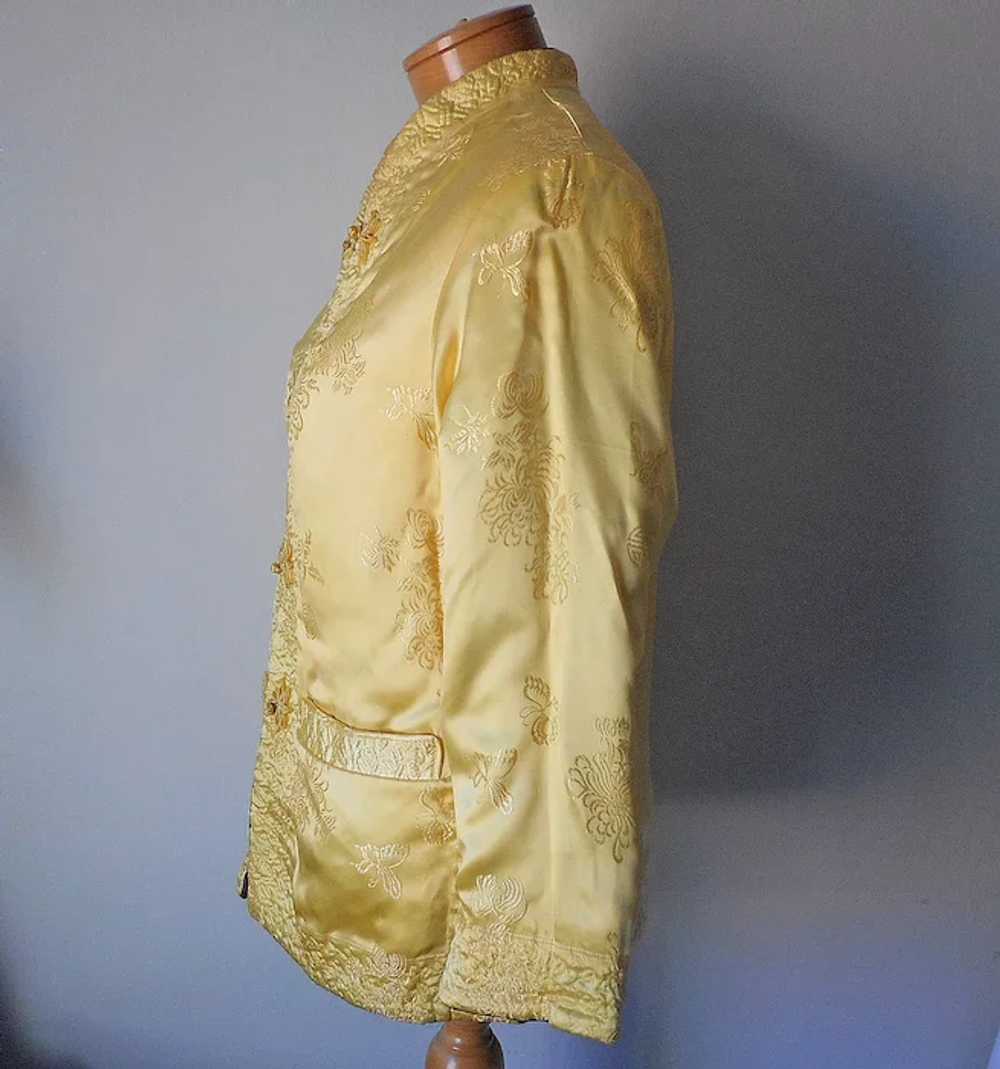 Reversible Chinese Brocade Jacket Vintage Fitted … - image 6