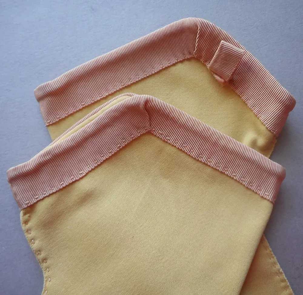 Lilly Dache Gloves Vintage Golden Mustard Light B… - image 8