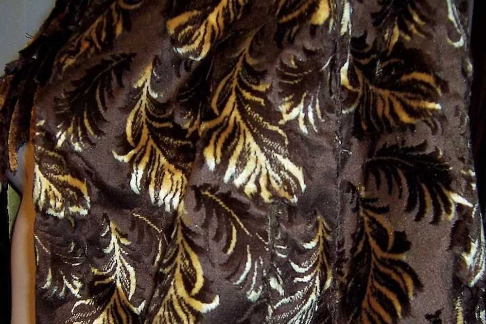 Victorian (1837-1901) Mantle of Brown and  Gold V… - image 5