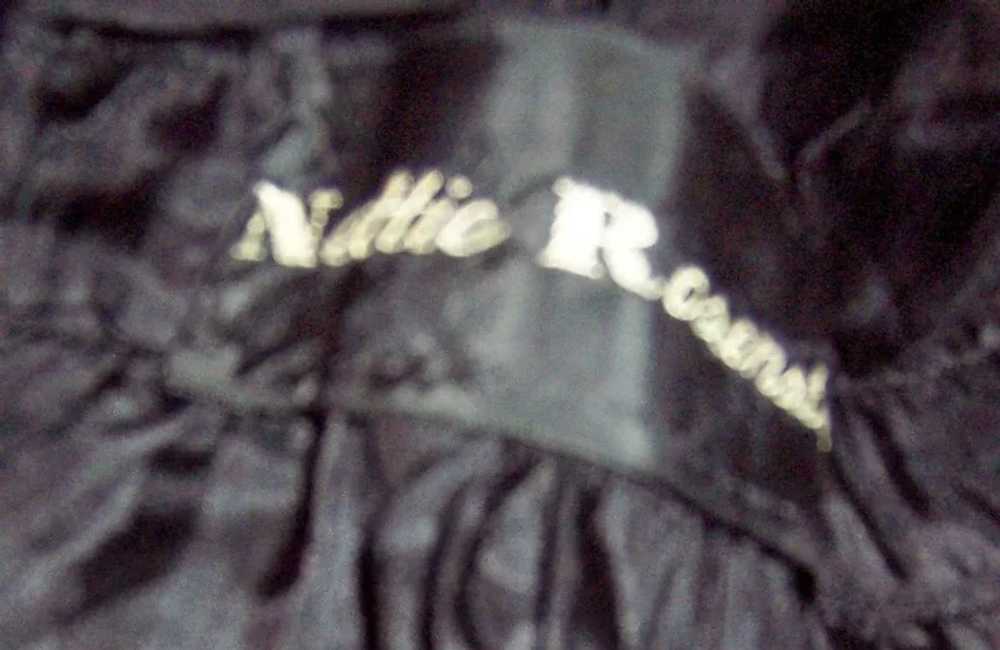 Nettie Rosenstein Black Silk Dress with Balloon H… - image 7
