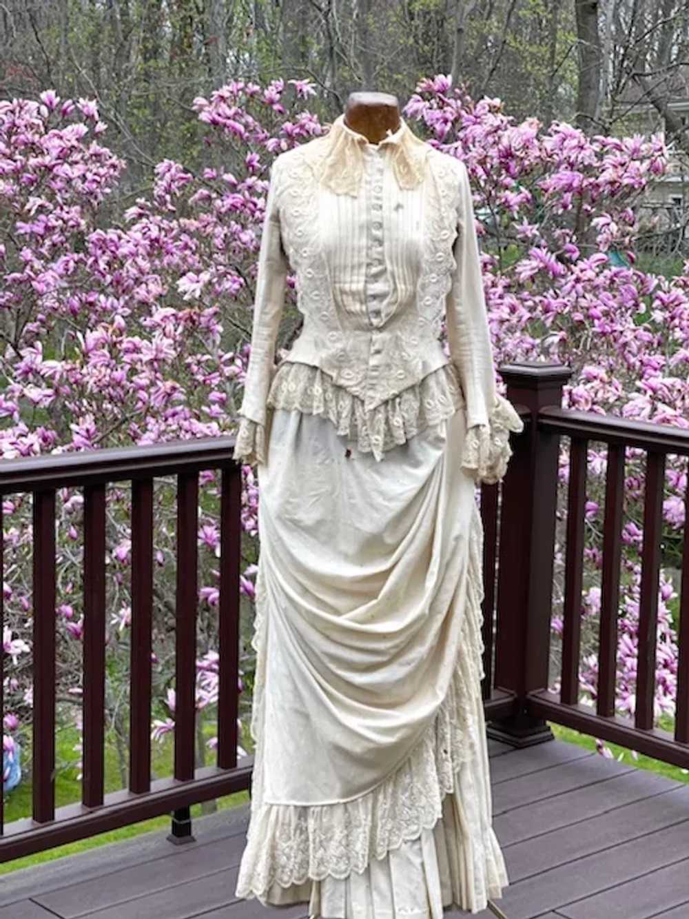 Victorian 2 piece wedding dress - image 2