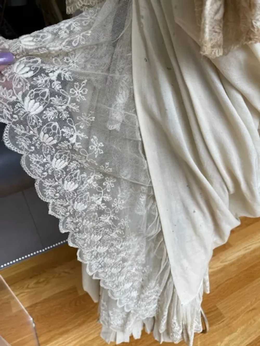 Victorian 2 piece wedding dress - image 6