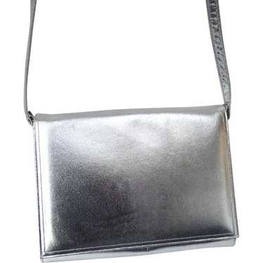 Vintage Silver Calf Jay Herbert Handbag Purse wit… - image 1