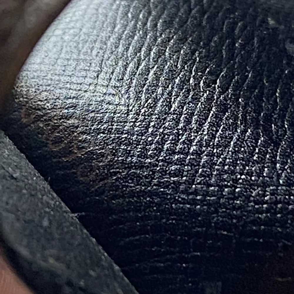 Louis Vuitton Vintage Black Epi Leather Trifold 6… - image 6