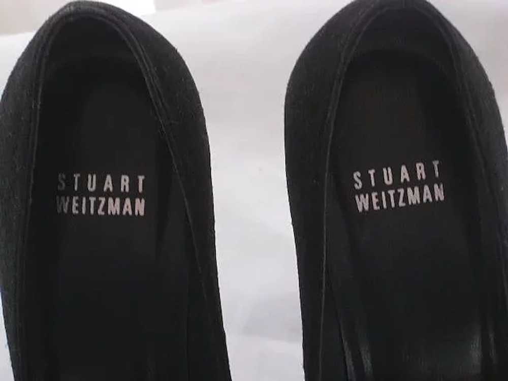 Stuart Weitzman Suede & Patent Stiletto Shoes wit… - image 6