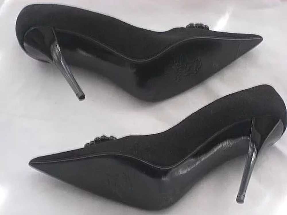 Stuart Weitzman Suede & Patent Stiletto Shoes wit… - image 7
