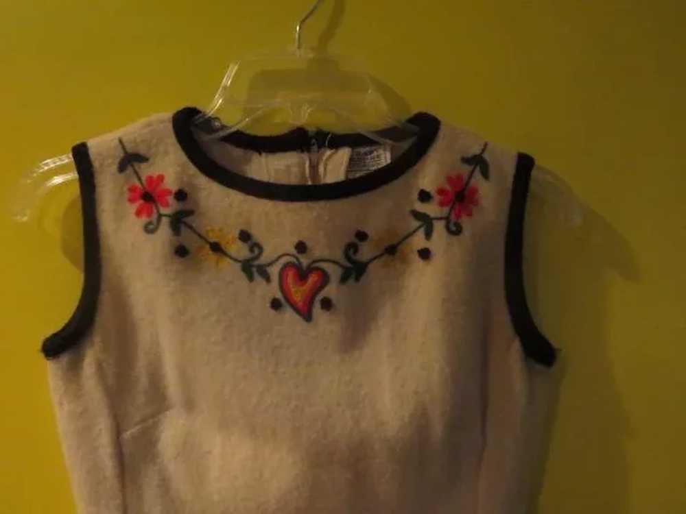 Flower Embroidered Skimmer/dress - image 2