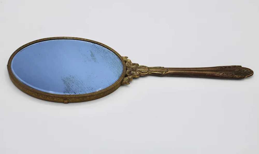 Antique French Hand Held Mirror - image 8