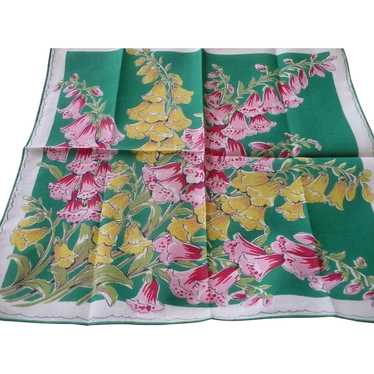 Foxglove Cotton Handkerchief